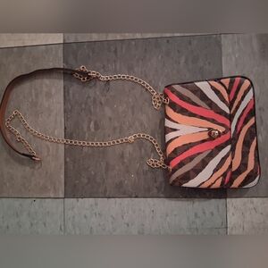 Stylish Multicolor Chain Strap Women's Bag